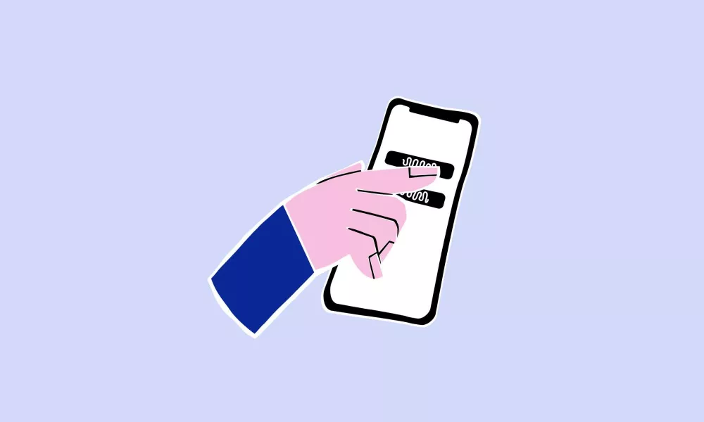 Illustration_Hand mit Handy_ Illustration_Hand mit Handy